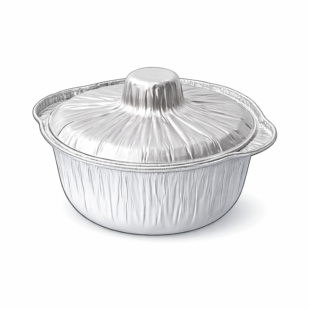 Aluminium Foil Pot with Handles